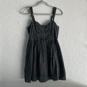 Urban Outfitters Black Distressed Dress